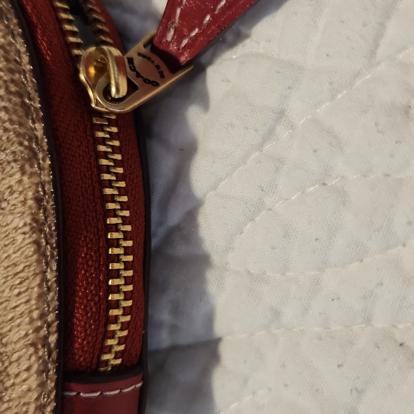 NWT Coach red heart coin change purse new ❤️ with wristlet strap - Picture 6 of 11